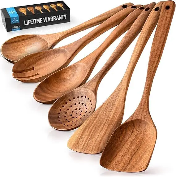 wooden spatula for kitchen